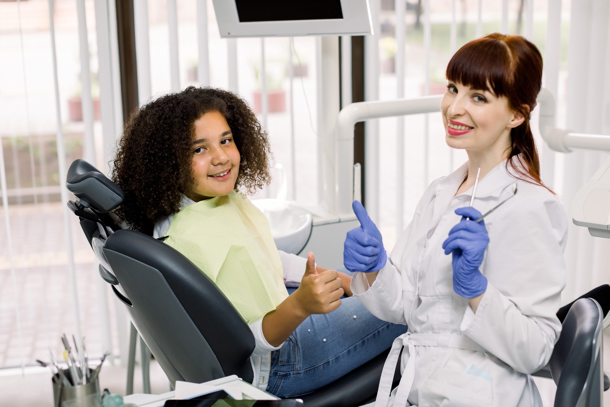 Pediatric dentistry, teeth care and orthodontics.