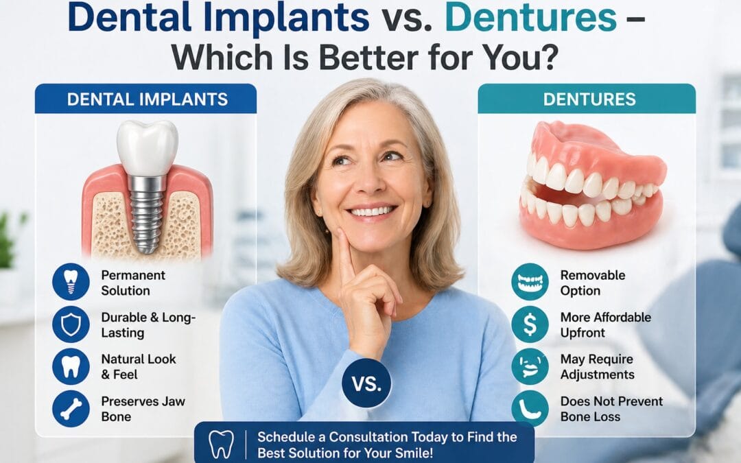 Dental Implants vs. Dentures – Which Is Better for You
