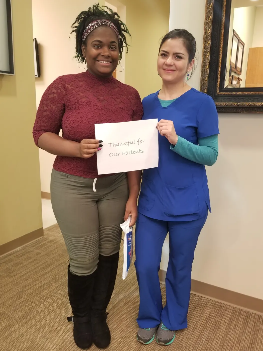 Thankful for our patients