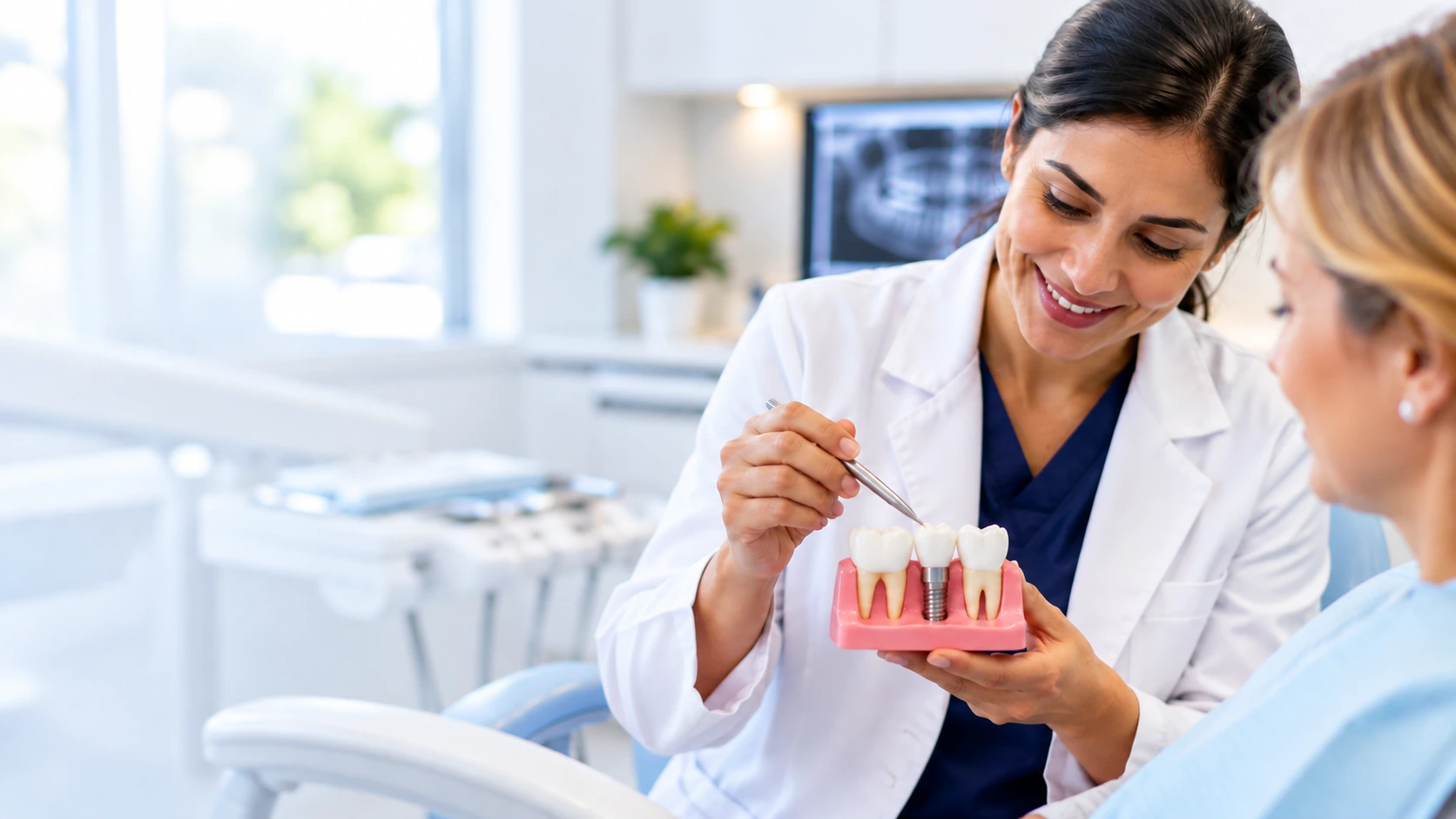 Single tooth replacement treatment planning at Bright Smiles