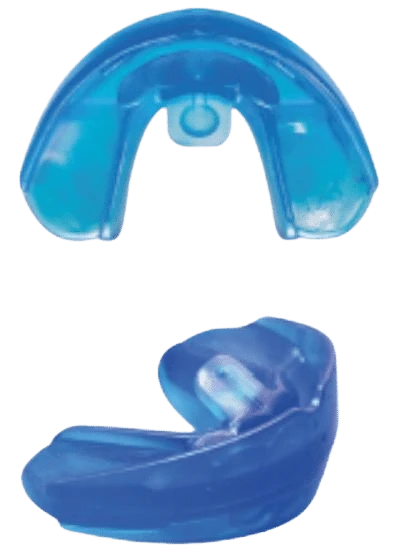 Vivos Guide removable pediatric appliance, front and side views
